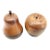 Mid-Century Modern Minimalist Wood Pear & Apple Salt & Pepper Shakers - a Pair For Sale