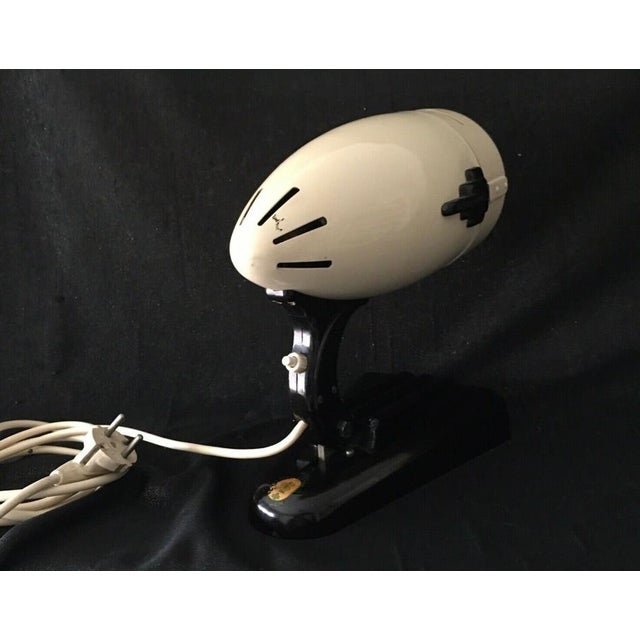 Mid-Century Modern Bauhaus Hanau Metal Bakelite Table Lamp with Height Adjustment, 1950s For Sale - Image 3 of 9
