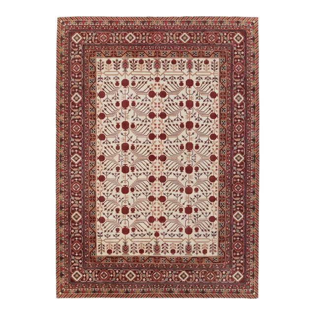 Galerie Shabab Collection Mid-20th Century Vintage East Turkestan Khotan Room Size Carpet For Sale