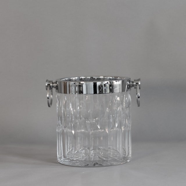 Vintage Glass Champagne Bucket, 1950 For Sale - Image 6 of 6