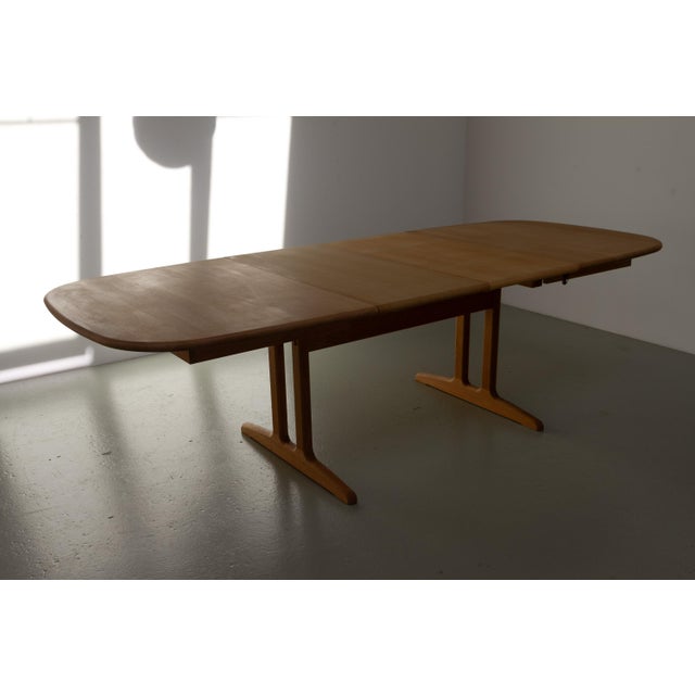 Danish Modern Oak Extendable Dining Table by Gangsø Møbler, 1970s For Sale - Image 15 of 18
