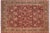Red Floral 1990's Pak-Persian Red/Green Wool Rug - 7'11'' X 10'5'' For Sale - Image 8 of 9
