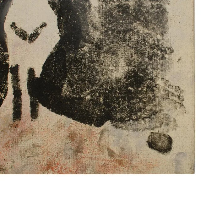 1960s 1960 "Untitled" Abstract Figurative Nude Oil Painting by Newton Hayden Stubbing For Sale - Image 5 of 13