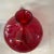 1980s Large 1980s Red Glass Vase With Clear Handle by Blenko For Sale - Image 5 of 7