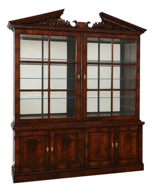 Henredon Large Sliding Glass Door Breakfront