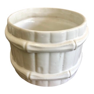 1970s McCoy Pottery Bamboo Design Planter For Sale