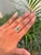 Early 21st Century Natural Emerald Pear Diamond Halo Art Deco Ring Size 9 in 14k White Gold For Sale - Image 5 of 16