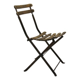 French Childrens Garden Folding Chair, 1930s For Sale