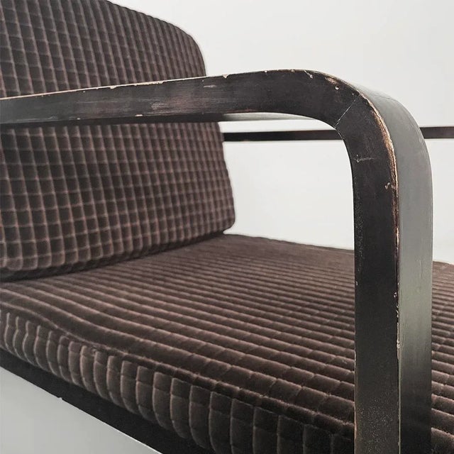 Mid-Century Modern Italian Chairs in Velvet, 1940s, Set of 2 For Sale - Image 14 of 18