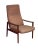 Brown 1970s Vintage Danish Mid Century Modern Chair by Milo Baughman For Sale - Image 8 of 8