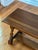 Harden Furniture Country English Style Cherry Wood Bench With Splayed Legs, 20th C. For Sale - Image 11 of 14