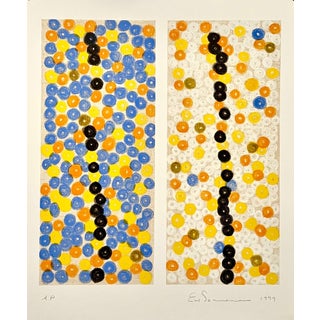 Eve Sonneman, Large Diptych "Deep runners" Photograph Signed Surrealist Photo Lithograph, 1999 For Sale