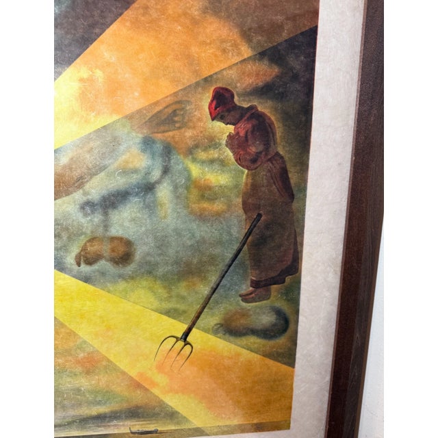 Vintage Salvador Dali the Railway Station at Perpignan Lmt. Ed. Surrealism Print For Sale In New York - Image 6 of 12