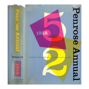 "The Penrose Annual: A Review of the Graphic Arts Volume 52" 1958 Delafons, Allan
