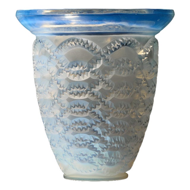 René Lalique Guirlandes Opalescent Vase Bowl For Sale