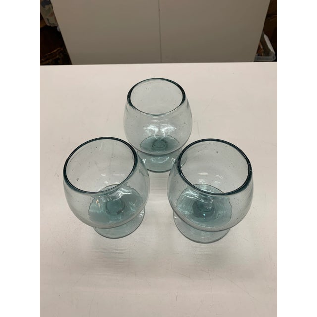 Mexican Vintage Clear Brandy Glasses - Set of 12 For Sale - Image 3 of 11