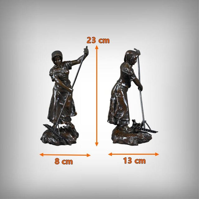 Grisard, The Haymaker, 1930, Bronze For Sale - Image 17 of 18