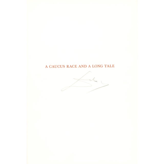 1960s Salvador Dalí "A Caucus Race and a Long Tail" 1969 Héliogravure From "Alice in Wonderland" (Edition of 100) For Sale - Image 5 of 6