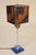 1930s Rarest Chicago 1933 Worlds Fair "Saturn" Logo Streamline Art Deco Chrome Cobalt Glass Table "Hall of Science" Lamp Sublime Condition! For Sale - Image 5 of 16