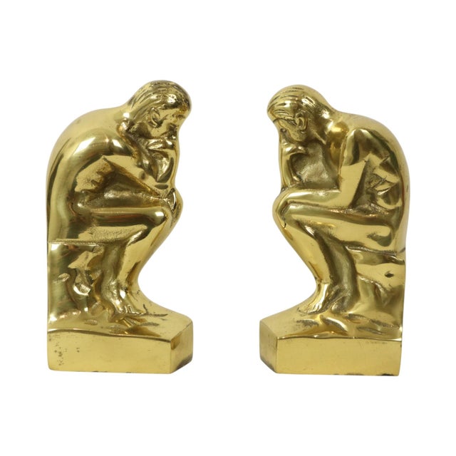 Metal Italian Brass Bookends, 1960s, Set of 2 For Sale - Image 7 of 13