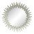 Revelation Modern White Resin Sunbeam Wall Mirror For Sale