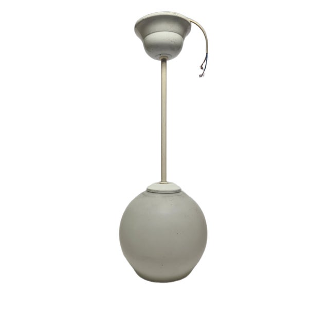 Metal Postmodern Communist Pendant Lamp, Poland, 1970s For Sale - Image 7 of 7