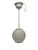 Metal Postmodern Communist Pendant Lamp, Poland, 1970s For Sale - Image 7 of 7