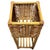 Mid-Century Modern Mid Century Cubed Woven Rattan Pedestal Plant Stand For Sale - Image 3 of 7
