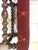 Antique, Diamond-Tufted, Upholstered Footstool, Deep, Ruby-Red in Coloring, White With Carved, Stacked, Ball Feet For Sale - Image 4 of 11