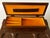 20th C. Mid-Century Modern Wooden Valet Jewelry Box With Woven Cane Top & Drawer For Sale - Image 13 of 18