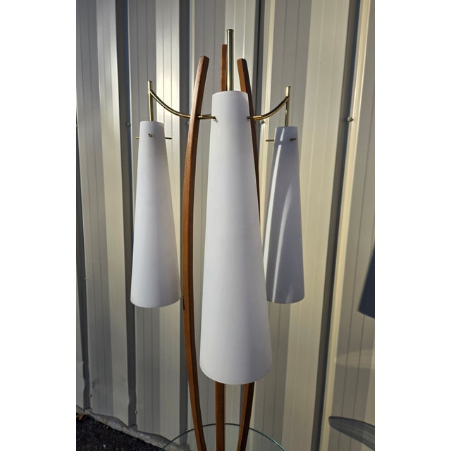 1950s Mid Century Modern Floor Lamp by Majestic For Sale In South Bend - Image 6 of 10