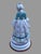 Antique German Porcelain Lady Figurine 10.5” Hand Painted Rococo Statue For Sale - Image 6 of 8