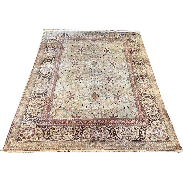 Turkish Kayseri (often spelled Keyseri or Kaysari) silk rugs are exquisite hand-knotted carpets from the central Anatolian...