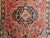 Vintage Persian Sarouk Area Rug, Hand-Knotted Wool, Floral Medallion, 3x5, Red & Turquoise For Sale - Image 10 of 14