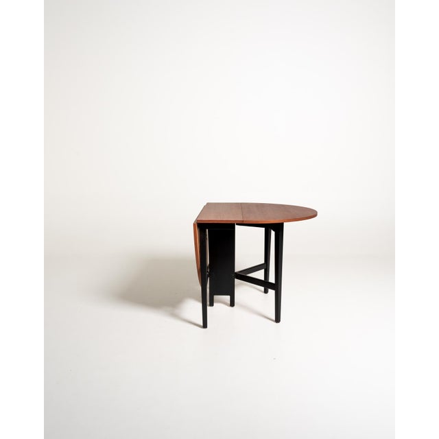 Swedish Folding Teak Table, 1960s For Sale - Image 4 of 12