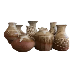 1980s Owl Pottery Vessel