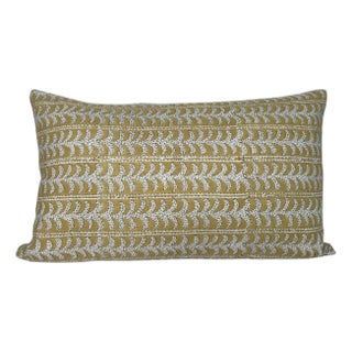 Luxor Saffron Pillow Cover, 12x22 Pillow For Sale