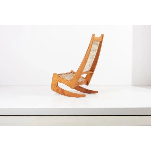 English Studio Rocking Chair by Jeremy Broun, 1970s For Sale - Image 6 of 17