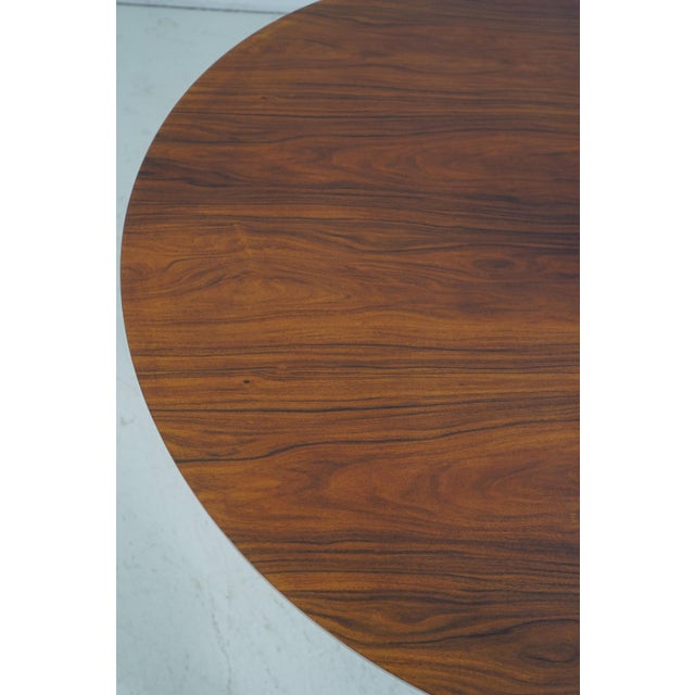 Councill Round Walnut Regency Style Center Table For Sale - Image 13 of 15