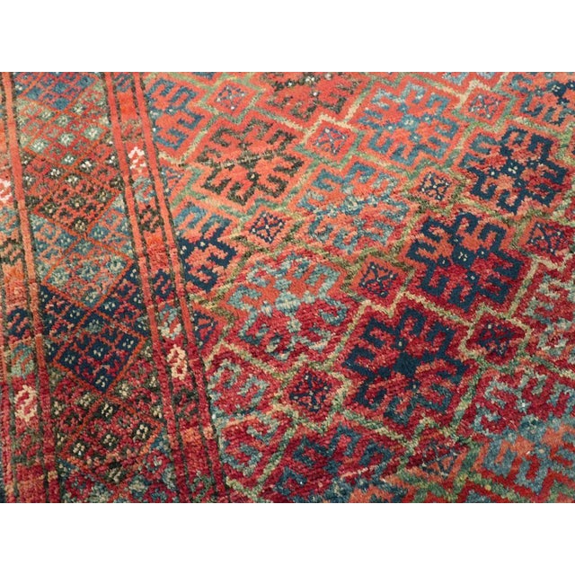 1940s Galerie Shabab Collection Mid-20th Century Afghan Baluch Rug For Sale - Image 5 of 8