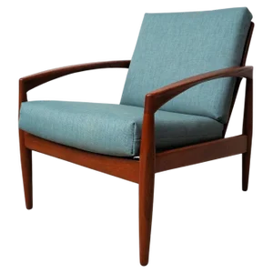 Teak Paper Knife Lounge Chair by Kai Kristiansen for Magnus Olesen, Customizable Reupholstery, 1960s