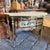1950s 1950s Mid-Century Modern Yellow Marble and Brass Italian Console For Sale - Image 5 of 10