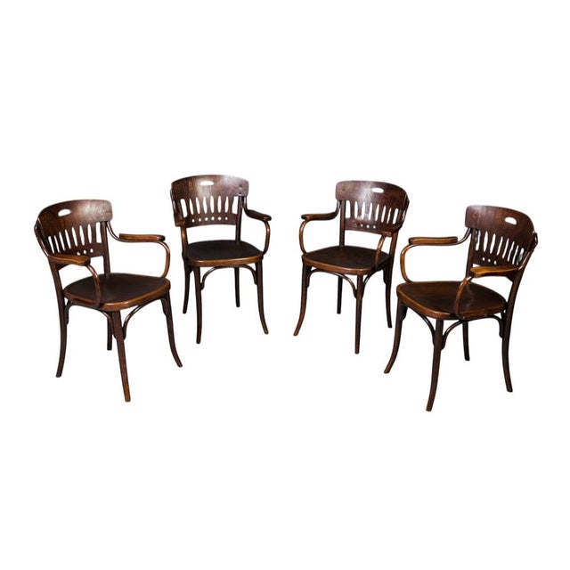 Model No. 380 Chairs by Jacob & Josef Kohn for Thonet, 1930s, Set of 4 For Sale - Image 18 of 18