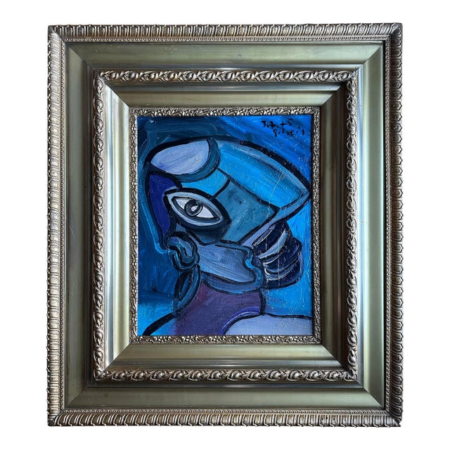 1975 Original Peter Keil Painting Framed For Sale