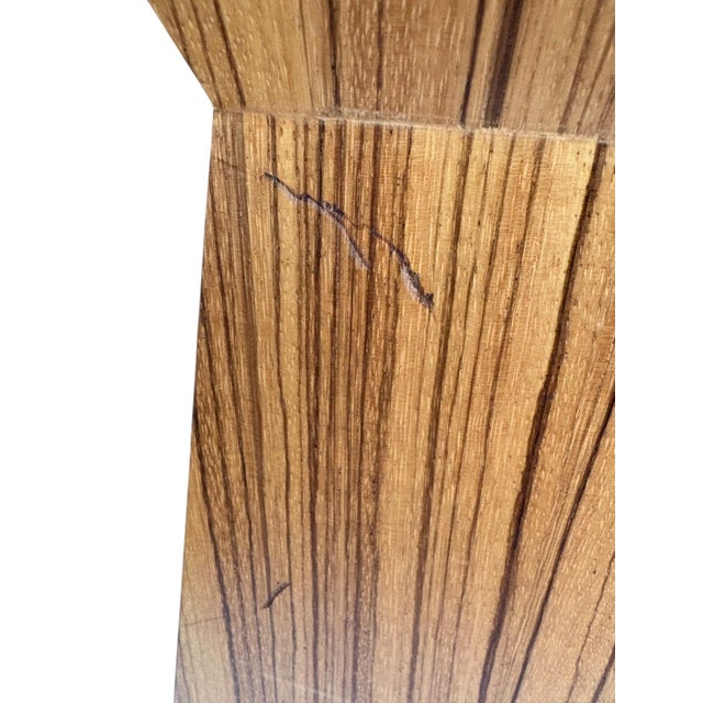 Wood Christian Liaigre Attributed Nagato Side Table by Gus For Sale - Image 7 of 12