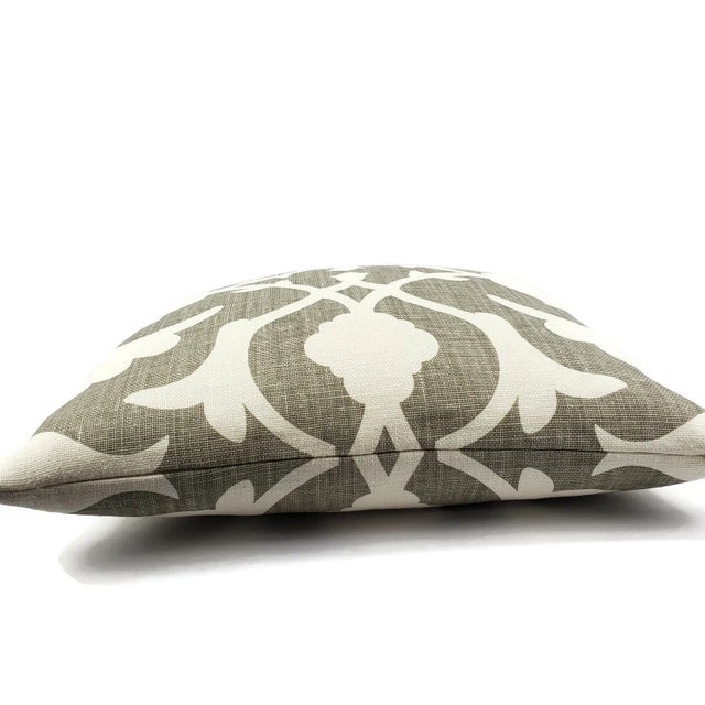 Kravet Barbara Barry Poetical in Gray Pillow Cover For Sale - Image 4 of 6