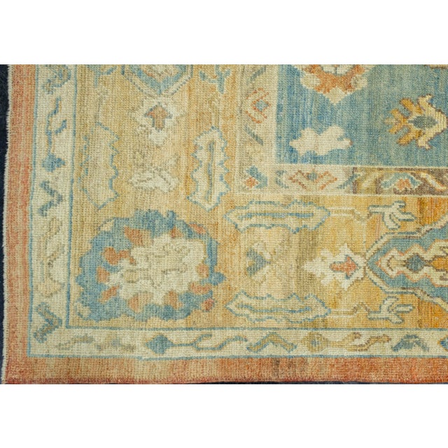 Turkish Oushak Rug 10'2" x 15' #18591 For Sale - Image 4 of 8