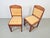 Brown Set of Art Deco Dutch Haagse School Oak Rattan Chair, 1930s For Sale - Image 8 of 15