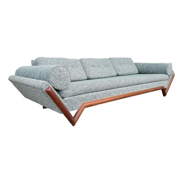 Adrian Pearsall Restored Gondola Sofa For Sale