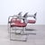 Air Jr Luxy Waiting Chairs in Gray and Burgundy Chrome Legs, Italy, Set of 3 For Sale - Image 15 of 18
